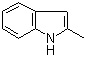 2-Methylindole molecular structure (CAS 95-20-5)