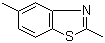 2,5-二甲基苯并噻唑分子结构 (CAS 95-26-1)