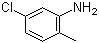 structure of CAS# 95-79-4, 5-Chloro-2-methylaniline