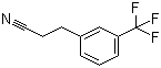 structure of CAS# 95096-06-3, 3-[3-(三氟甲基)苯基]丙腈