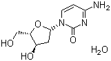 2'-脱氧胞嘧啶核苷一水合物分子结构 (CAS 951-77-9)
