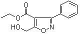 5-(羟基甲基)-3-苯基-4-异恶唑羧酸乙酯分子结构 (CAS 95104-44-2)