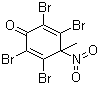 2,3,5,6-四溴-4-甲基-4-硝基-2,5-环己二烯-1-酮分子结构 (CAS 95111-49-2)