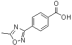 4-(5-甲基-[1,2,4]恶二唑-3-基)苯甲酸分子结构 (CAS 95124-68-8)