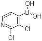 structure of CAS# 951677-39-7, 2,3-Dichloropyridine-4-boronic acid
