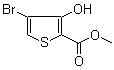 structure of CAS# 95201-93-7, 4-Bromo-3-hydroxythiophene-2-carboxylic acid methyl ester