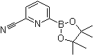 6-氰基吡啶-2-硼酸频哪醇酯分子结构 (CAS 952402-79-8)