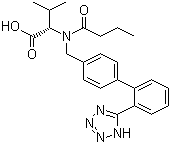 (S)-N-丁酰基-N-([2'-(1H-四唑-5-基)联苯-4-基]甲基)缬氨酸分子结构 (CAS 952652-79-8)