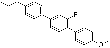 2'-氟-4-甲氧基-4''-丙基-1,1':4',1''-三联苯分子结构 (CAS 953049-25-7)
