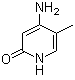 4-氨基-5-甲基-2(1H)-吡啶酮分子结构 (CAS 95306-64-2)