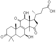CAS # 95311-95-8, Lucidenic acid B, (5alpha,7beta,12beta)-7,12-Dihydroxy-4,4,14-trimethyl-3,11,15-trioxo-chol-8-en-24-oic acid
