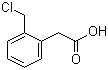 structure of CAS# 95335-46-9, 2-(Chloromethyl)phenylacetic acid