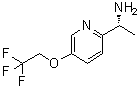 (alphaR)-alpha-Methyl-5-(2,2,2-trifluoroethoxy)-2-pyridinemethanamine molecular structure (CAS 953780-33-1)