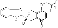 Lansoprazole sulfone N-oxide molecular structure (CAS 953787-54-7)