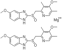 structure of CAS# 95382-33-5, Omeprazole magnesium
