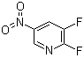 structure of CAS# 954219-68-2, 2,3-Difluoro-5-nitropyridine