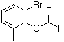1-溴-2-(二氟甲氧基)-3-甲基苯分子结构 (CAS 954236-08-9)