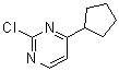 CAS # 954237-28-6, 2-Chloro-4-cyclopentylpyrimidine