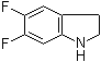 structure of CAS# 954255-04-0, 5,6-二氟吲哚啉