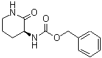 structure of CAS# 95582-17-5, [(3S)-2-Oxo-3-piperidinyl]carbamic acid phenylmethyl ester