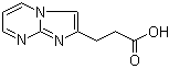 Imidazo[1,2-a]pyrimidine-2-propanoic acid molecular structure (CAS 956101-01-2)
