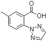 structure of CAS# 956317-36-5, 5-Methyl-2-(2H-1,2,3-triazol-2-yl)benzoic acid