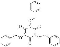 1,3,5-Tribenzyloxy-1,3,5-triazinane-2,4,6-trione molecular structure (CAS 95705-20-7)
