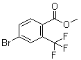 structure of CAS# 957207-58-8, 4-Bromo-2-(trifluoromethyl)benzoic acid methyl ester