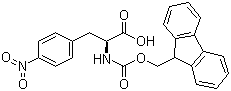 structure of CAS# 95753-55-2, Fmoc-对硝基-L-苯丙氨酸