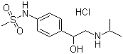 structure of CAS# 959-24-0, Sotalol hydrochloride