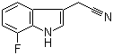 structure of CAS# 959236-14-7, 7-Fluoroindole-3-acetonitrile