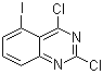 2,4-Dichloro-5-iodoquinazoline molecular structure (CAS 959237-30-0)