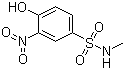 CAS 登录号：96-58-2, 4-羟基-N-甲基-3-硝基苯磺酰胺