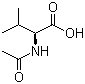 structure of CAS# 96-81-1, N-Acetyl-L-valine