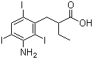 structure of CAS# 96-83-3, 碘番酸