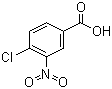 structure of CAS# 96-99-1, 4-Chloro-3-nitrobenzoic acid