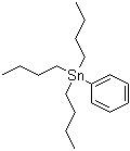 三丁基苯基锡分子结构 (CAS 960-16-7)