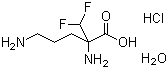 Eflornithine hydrochloride hydrate molecular structure (CAS 96020-91-6)
