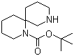 structure of CAS# 960294-18-2, 1,8-Diazaspiro[5.5]undecane-1-carboxylic acid tert-butyl ester