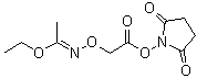 CAS # 960607-67-4, 2-[[(1-Ethoxyethylidene)amino]oxy]acetic acid 2,5-dioxo-1-pyrrolidinyl ester