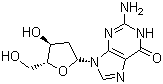 structure of CAS# 961-07-9, 2'-脱氧鸟苷