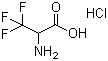 2-Amino-3,3,3-trifluoropropionic acid hydrochloride molecular structure (CAS 96105-72-5)