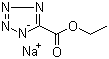 1H-四唑-5-羧酸乙酯钠盐分子结构 (CAS 96107-94-7)