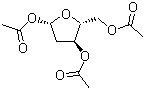 1,3,5-Tri-O-acetyl-2-deoxy-beta-D-erythro-pentofuranose molecular structure (CAS 96291-75-7)