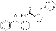 (S)-2-N'-(N-Benzylprolyl)aminoenzophenone molecular structure (CAS 96293-17-3)