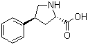 structure of CAS# 96314-26-0, 反-4-苯基-L-脯氨酸