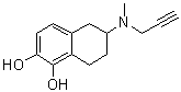 CAS 登录号：96333-04-9, 5,6,7,8-四氢-6-(甲基-2-丙炔基氨基)-1,2-萘二酚