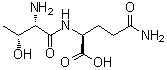 L-Threonyl-L-glutamine molecular structure (CAS 96337-79-0)