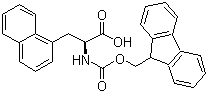 Fmoc-3-(1-萘基)-L-丙氨酸分子结构 (CAS 96402-49-2)