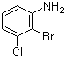 structure of CAS# 96558-73-5, 2-Bromo-3-chloroaniline